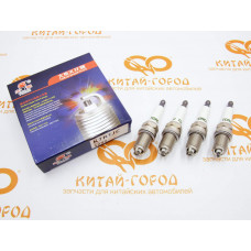 Свечи зажигания Chery Tiggo,5 (2.0),Fora(1.6),Bonus,Lifan Solano(к-т.4 шт.)(3 контакта)(Torch)